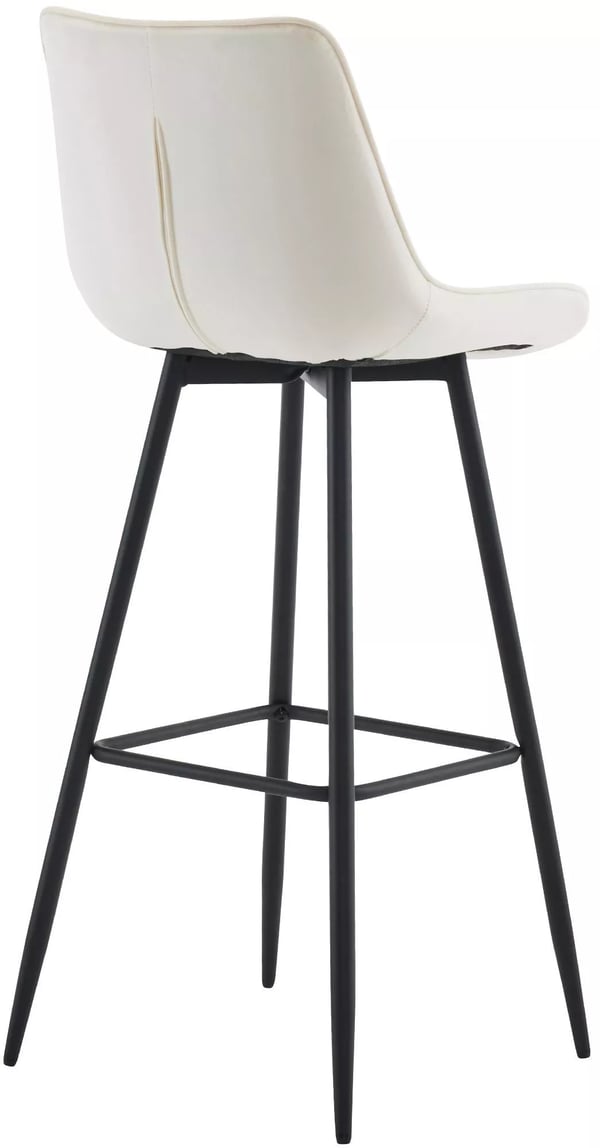 Baarijakkara Dartford Sametti, Cream/Matte Musta Metalli