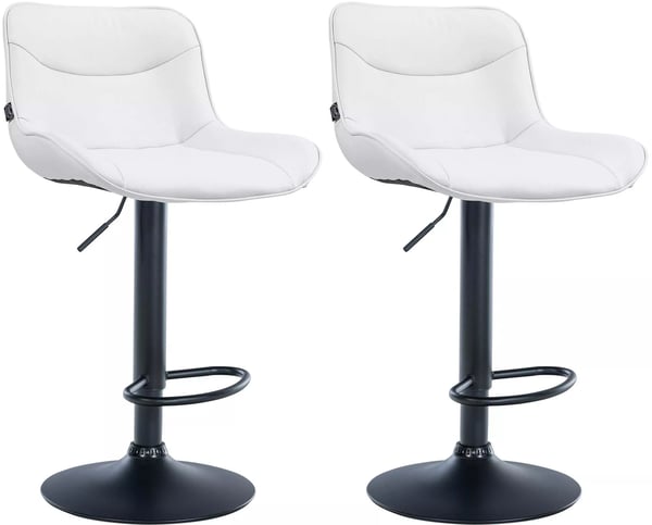 Set med 2 Vonore barstolar i konstläder
