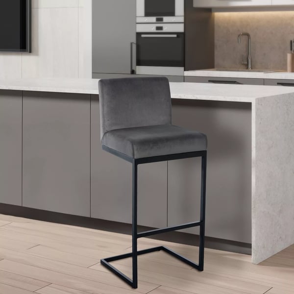 Baarijakkara Hopewell, Grey Velvet, Matte Black Metal