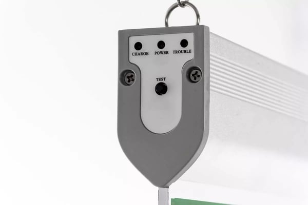 LED Nødudgangsarmatur, 3W, 3 timers batteribackup, Grønt plasthus, IP40-klassificeret, EN 60598-2-22-kompatibel, AC85-265V