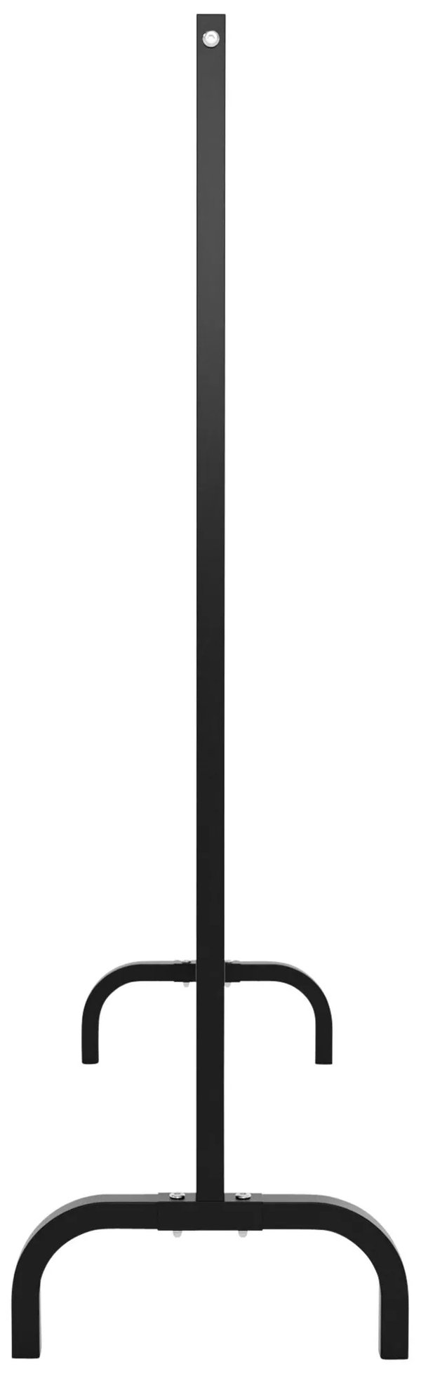 Musta metallinen vaateteline Lara 120cm leveä