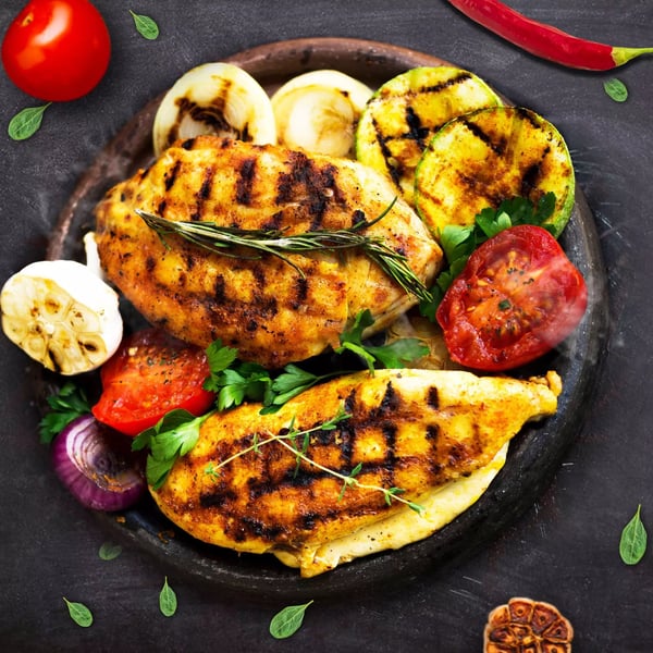 Støbejerns grillrist sæt til gas-, kul- og elgrill - Sort, 44,5 x 30,3 cm