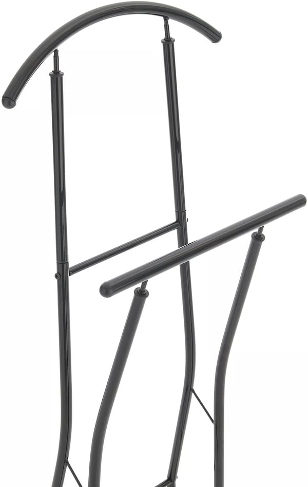 Musta Metallinen Vaateteline Rufus, 110 cm