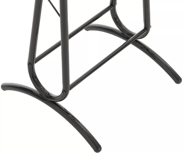 Musta Metallinen Vaateteline Rufus, 110 cm