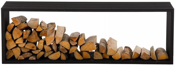 Irving Brændestativ Metal Sort-Mat 50x40x150 cm