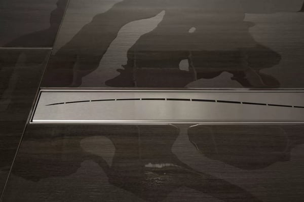 Marisol 100cm bruseafløb i rustfrit stål med lugtfælde og justerbare fødder, SS304 materiale, 30L/min afløb
