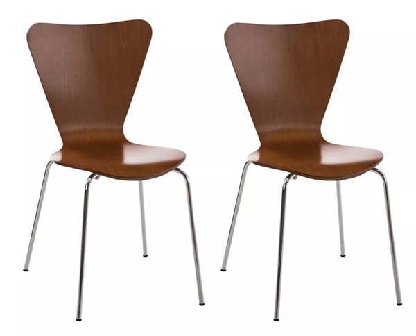 Set med 2 Calisto besöksstolar
