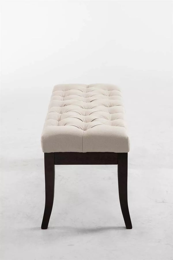 Ramses-kangaspenkki, kerma, puujalat, leveys 100cm
