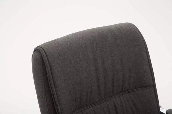 Tummanharmaa kangastuoli Anubis, metallirungolla, mukavalla pehmusteella ja 260 kg kantavuudella