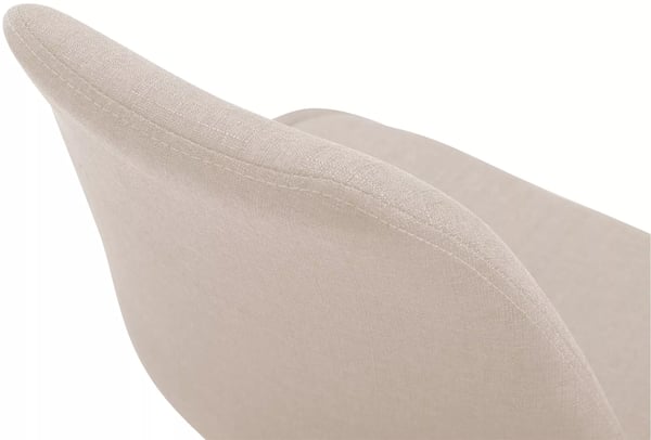 Maverick ruokapöydän tuoli, kerma kankaanpäällinen, metallirunko