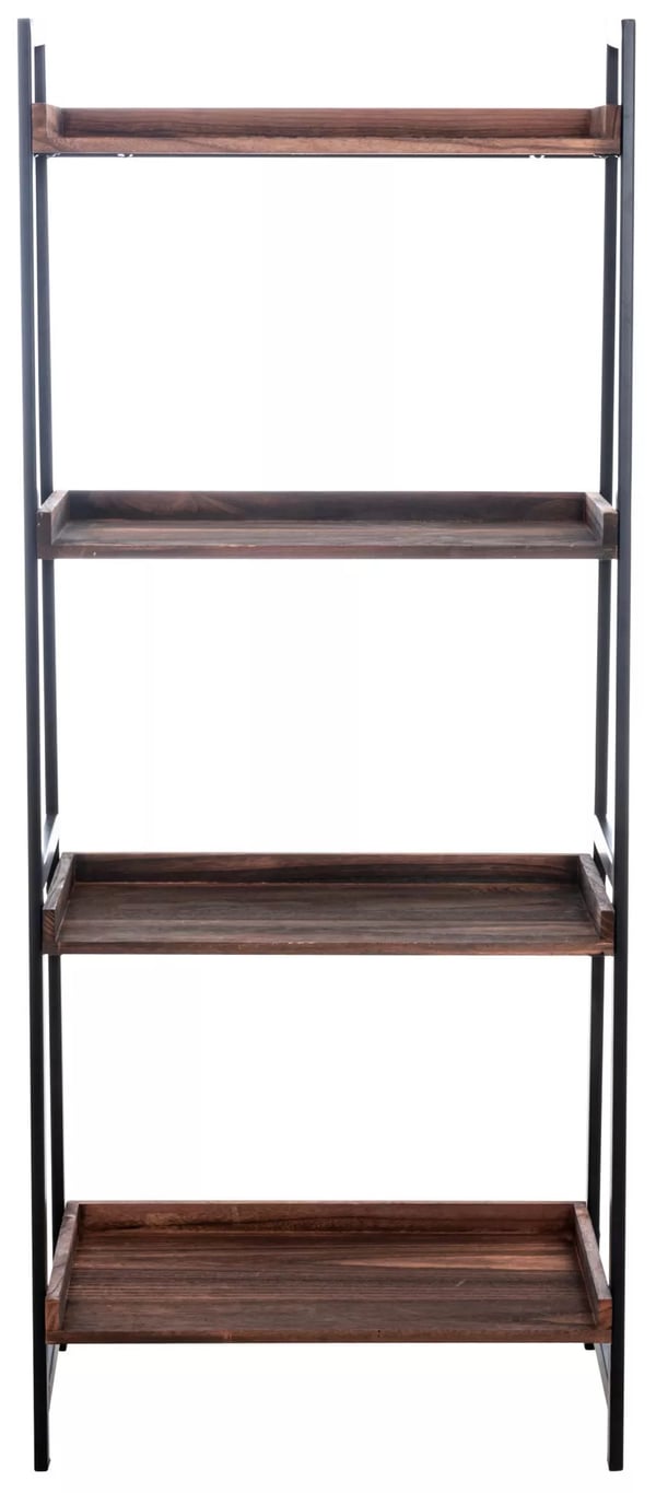 Metallihylly Dahn, ruskea, 64x36x152 cm