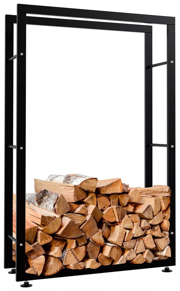 Keri V2 Brændestativ, Sort Metal, 25x80x125cm Keri V2 Brændestativ, Sort Metal, 25x80x125cm