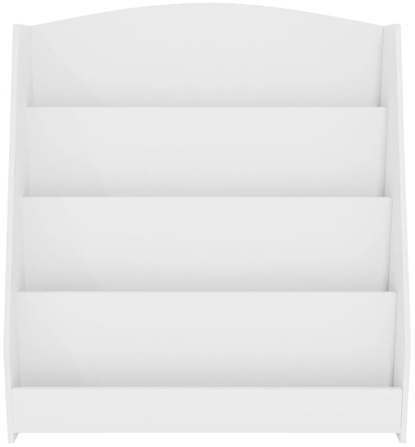 Melfa vit träbokhylla - 80 cm bredd
