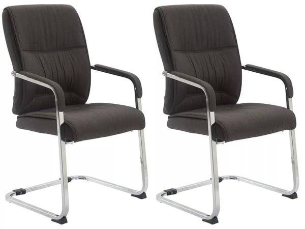 2 kpl Freischwinger XL Anubis kangastuoli, tummanharmaa, metallirunko