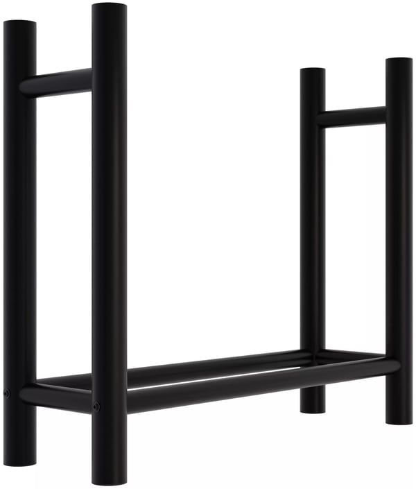 Medya takkapuuteline pyöreä 30x80x80 cm metalli musta