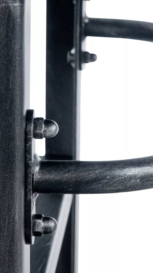 Spring Serveringsvogn - Antik Sølvmetal med To Hylder, 78 cm Højde, 96 cm Bredde