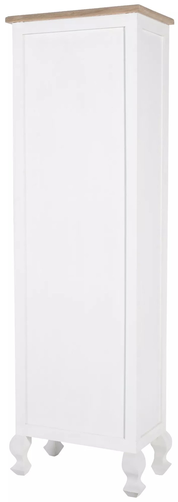 Dorma Bogreol i Træ - Natur/Hvid Finish, 4 Hylder, 190 cm Højde