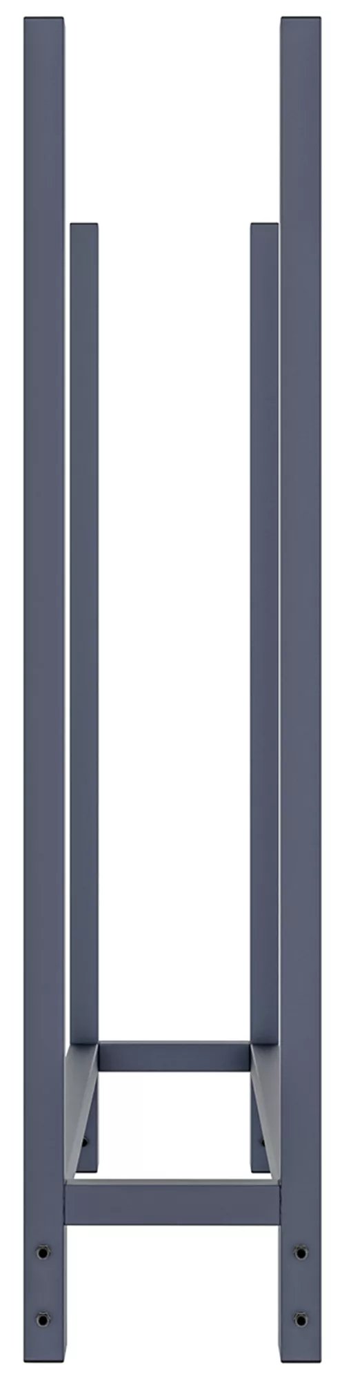 Martin Anthracit Brændestativ med Overdækning - Stålrør, 25x110x115 cm