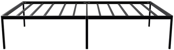 Hamlin-metallinen sänky, musta, 200x100x41 cm