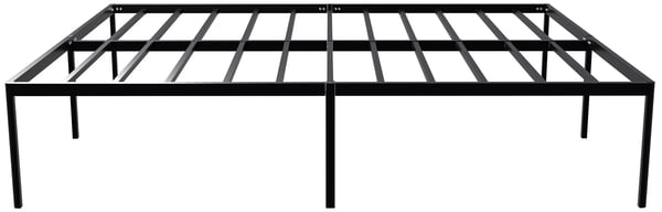 Tumma metallisänky Hamlin, musta, 140x200 cm