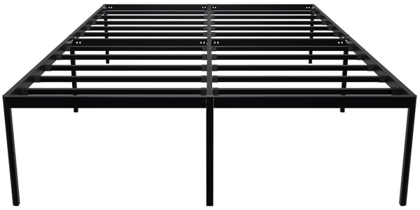 Tumma metallisänky Hamlin, musta, 140x200 cm