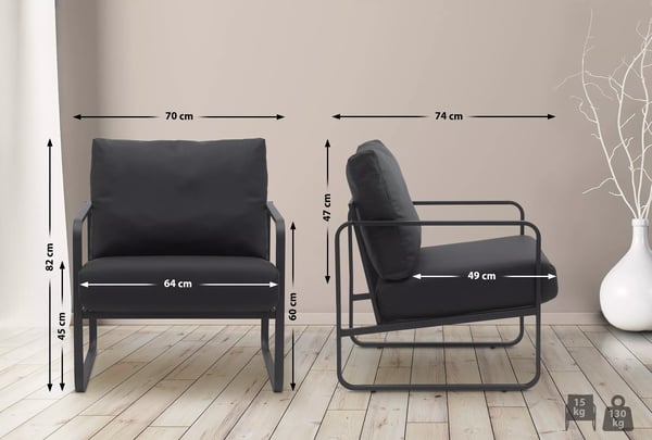CLP Manea Lounger Konstläder
