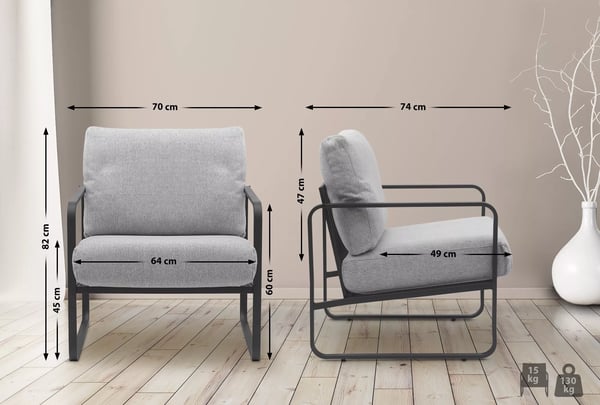 CLP Lounger Manea Tyg