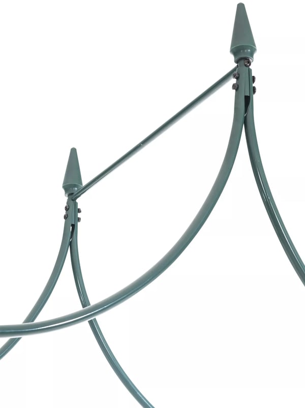 60 cm metallinen ruusukaari, vihreä