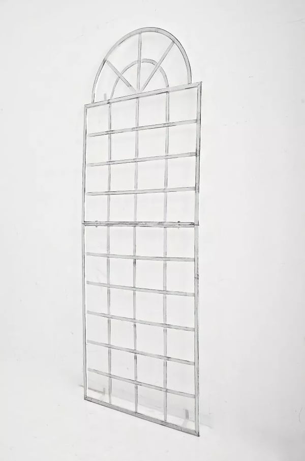 Viva espalier i metal til klatreplanter - Antikhvid, 70 x 180 cm