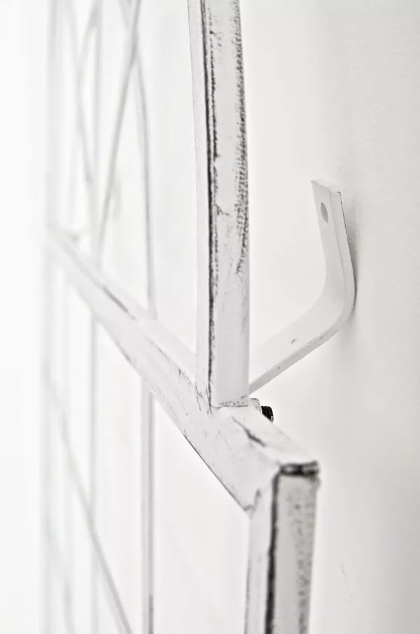 Viva espalier i metal til klatreplanter - Antikhvid, 70 x 180 cm