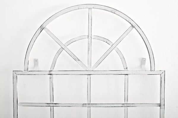 Viva espalier i metal til klatreplanter - Antikhvid, 70 x 180 cm