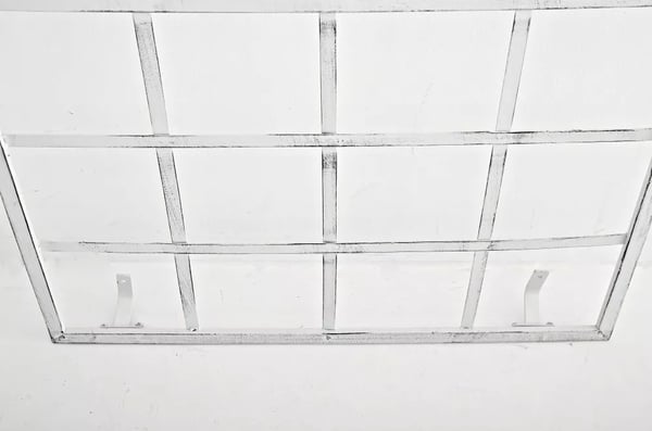 Viva espalier i metal til klatreplanter - Antikhvid, 70 x 180 cm