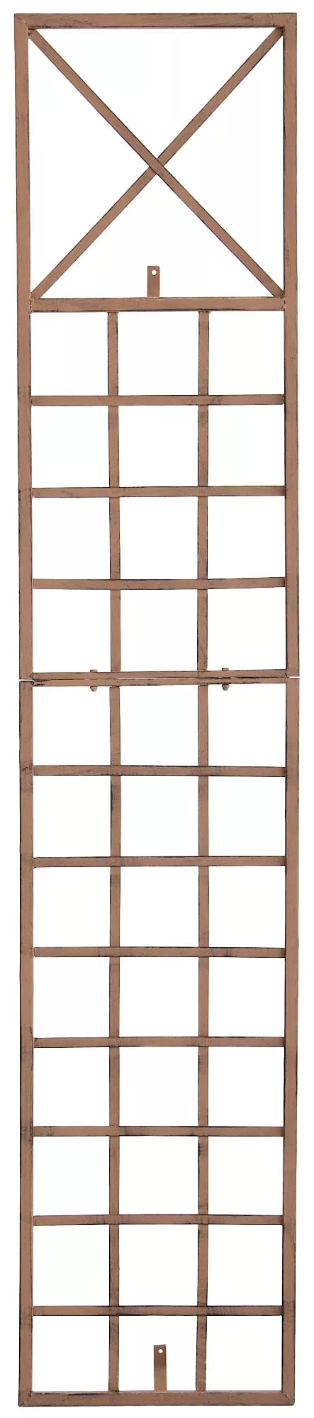 Trigo Klatrestativ - Rustikt Antikbrun Metal Haveplantestøtte, 198cm