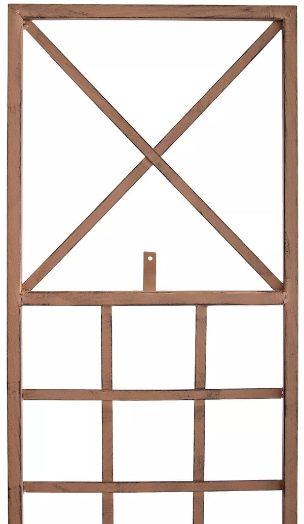 Trigo Klatrestativ - Rustikt Antikbrun Metal Haveplantestøtte, 198cm