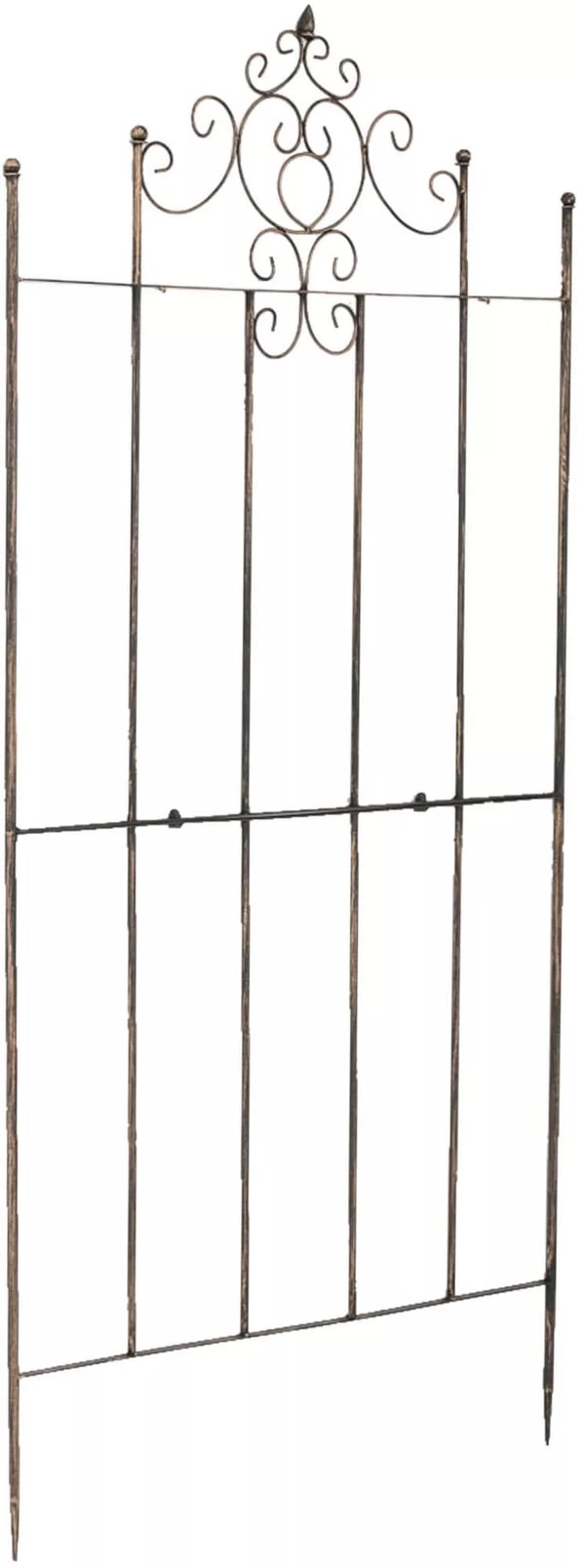 Paula Ruostumaton Metalliteline Ruskea (170x86cm)