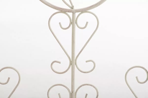 Burgus espalier - antik creme metal klatreplantestøtte, 122 cm højde