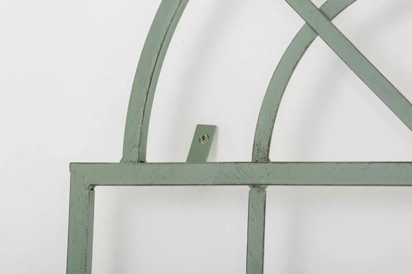 Viva antiikkivihreä metallinen seinäritilä kasveille - 180x70 cm