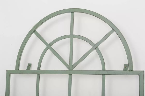 Viva antiikkivihreä metallinen seinäritilä kasveille - 180x70 cm