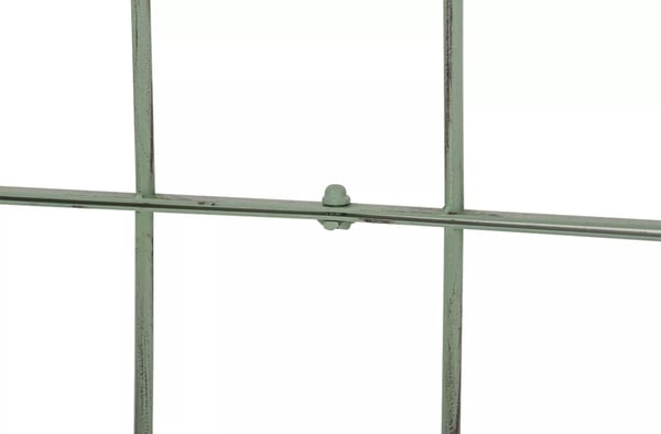 Paula Antik Grøn Metal Klatrestativ til Havedesign, Plantestøtte og Privatskærm - 2 x 86 x 170 cm