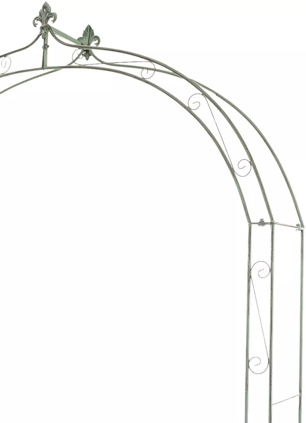 Anna Ruusukaari Metallia Antiikin Vihreä (Korkeus 220cm)