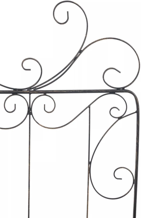 Mandevilla Klatrestativ - Bronze Metal Haveplantestøtte, Rustikt Design (2x99x133 cm)