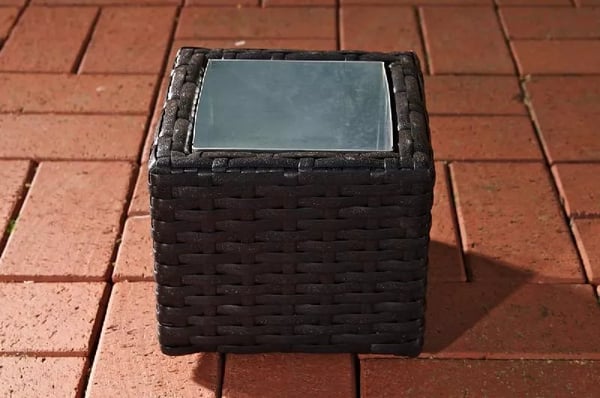 Polyrottinkiruukku S (Musta, 20x17cm) - Kestävä ja tyylikäs sisä-/ulkokäyttöön