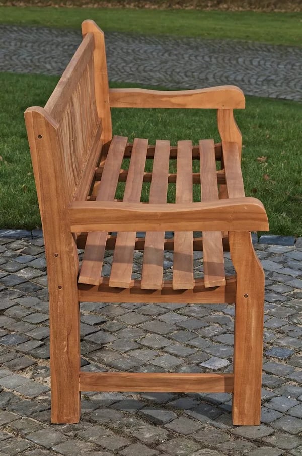 Jackson Trädgårdsbänk i Teakträ - 150 cm Längd