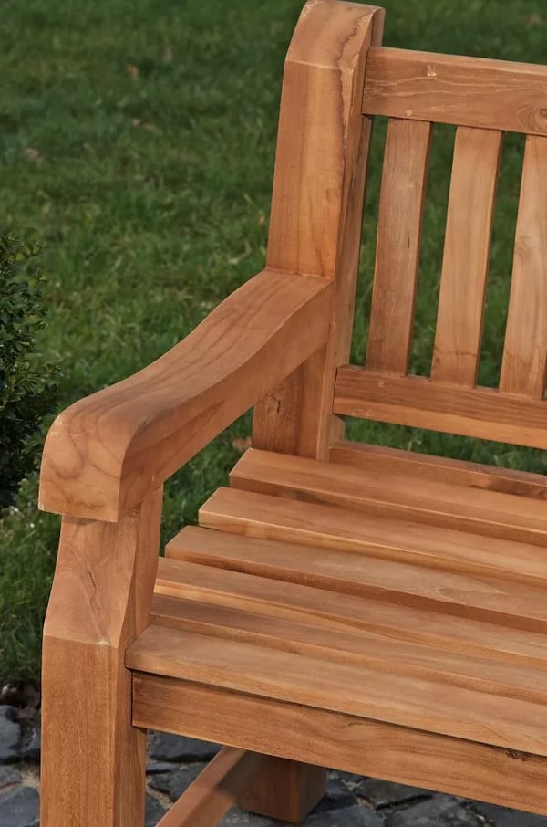 Jackson Trädgårdsbänk i Teakträ - 150 cm Längd