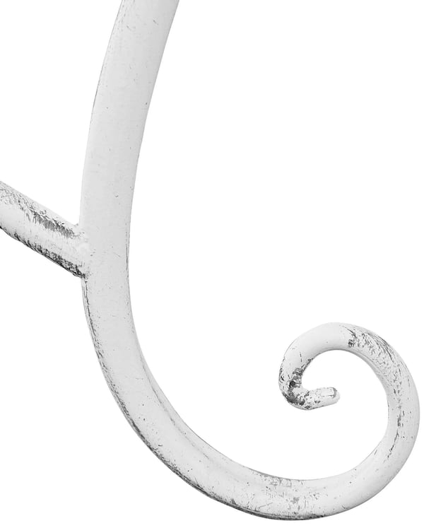 Tara Puutarhapenkki, antiikinvalkoinen metalli, 113x47x89cm