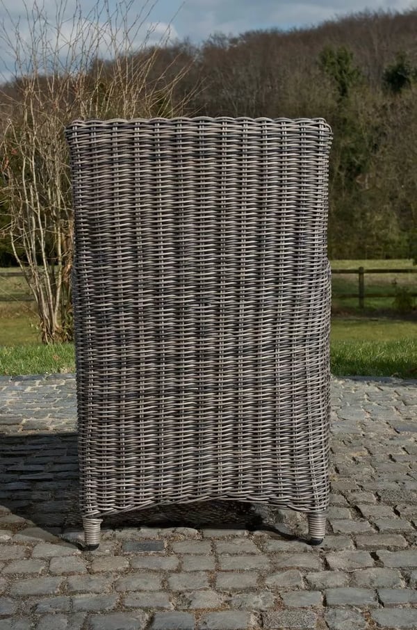 Fontana/Sankt Marlo stol, Heather Grey plast med aluminiumsstativ