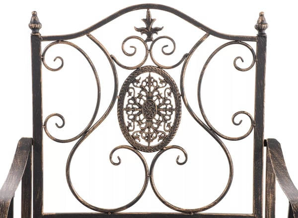 Punjab Havestol - Art Nouveau Stil, Bronzemetal, Indendørs/Udendørs Brug