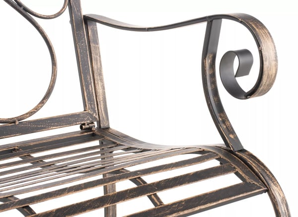 Punjab Havestol - Art Nouveau Stil, Bronzemetal, Indendørs/Udendørs Brug