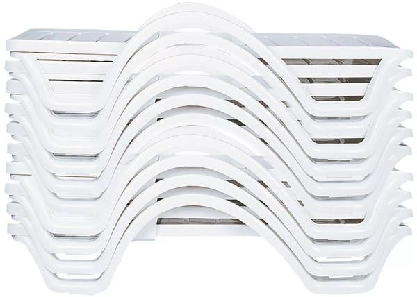 Set med 10 Havana solstolar
