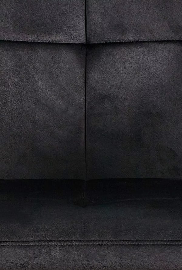 2 kpl Emia sametti ruokapöydän tuolia setti, musta metallirunko